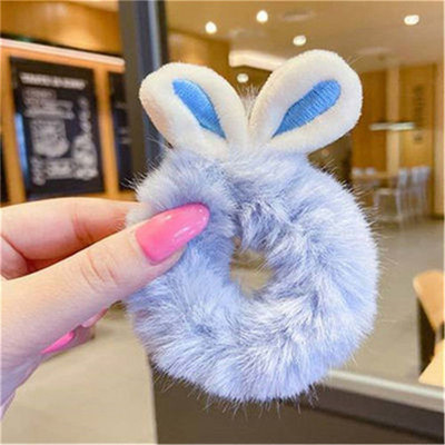 Νέο χαριτωμένο κορίτσι βελούδινο αρκούδα βάτραχος σχοινί μαλλιών μόδας κυρίες κορίτσια ελαστικό πομπόν κορδέλα μαλλιών αλογοουρά δαχτυλίδι μαλλιά αξεσουάρ μαλλιών δώρο