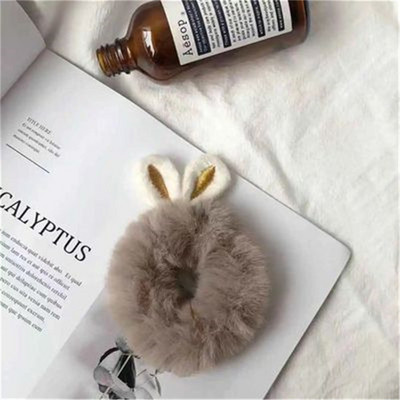 Νέο χαριτωμένο κορίτσι βελούδινο αρκούδα βάτραχος σχοινί μαλλιών μόδας κυρίες κορίτσια ελαστικό πομπόν κορδέλα μαλλιών αλογοουρά δαχτυλίδι μαλλιά αξεσουάρ μαλλιών δώρο