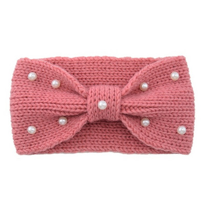 Nouă lână roșie cruce cruce de sus cu nod benzi elastice de păr pentru femei, moale, culoare solidă, turban, bentite, accesorii de păr pentru fete