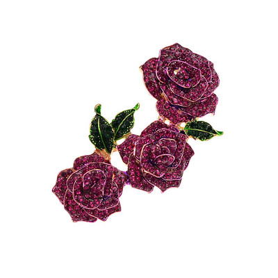 CINDY XIANG Broșe cu flori mari cu stras pentru femei, la modă vintage, ace de iarnă, 3 culori disponibile Cadouri bune de aniversare