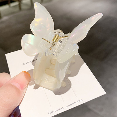 Mini gheare de păr fluture pentru femei, fete, accesorii de păr acrilice, cleme de păr dulce, cleme de păr simple, cleme de păr șic