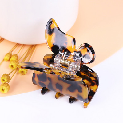 Mini gheare de păr fluture pentru femei, fete, accesorii de păr acrilice, cleme de păr dulce, cleme de păr simple, cleme de păr șic