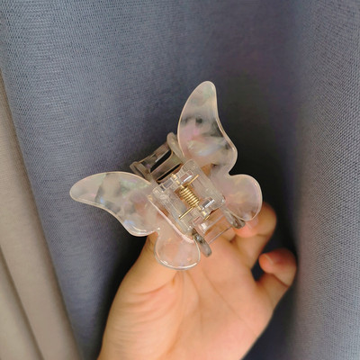 Mini gheare de păr fluture pentru femei, fete, accesorii de păr acrilice, cleme de păr dulce, cleme de păr simple, cleme de păr șic