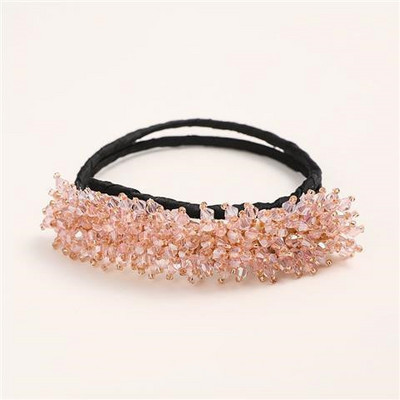 Elegantă flori de modă nuntă mireasa stras cap artefact floare muguri de păr legat jumătate de bile ace agrafe accesoriu de păr femei