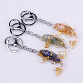 Modni Koi Fish Sretni privjesci za ključeve Prstenovi Zlatna ribica Privjesak za ključeve za auto Držač za ključeve Šarm Viseće torbe Poklon