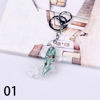 Modni Koi Fish Sretni privjesci za ključeve Prstenovi Zlatna ribica Privjesak za ključeve za auto Držač za ključeve Šarm Viseće torbe Poklon