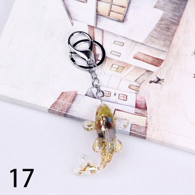 Modni Koi Fish Sretni privjesci za ključeve Prstenovi Zlatna ribica Privjesak za ključeve za auto Držač za ključeve Šarm Viseće torbe Poklon