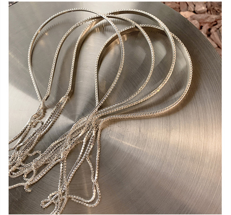 2022, noua moda eleganta cu ciucuri cu strasuri, bentiță pentru păr, pentru femei, fete, pentru cap, pentru cerc, accesorii, bentite pentru păr