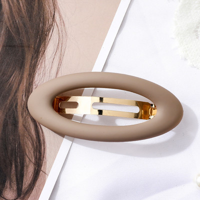 Moda doamnelor ac de păr mate snap simplu coreeană clemă de primăvară coadă de cal fix accesorii pentru păr fetiță