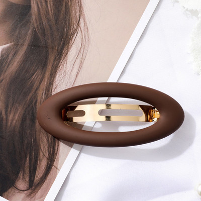 Moda doamnelor ac de păr mate snap simplu coreeană clemă de primăvară coadă de cal fix accesorii pentru păr fetiță