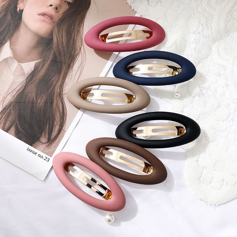 Moda doamnelor ac de păr mate snap simplu coreeană clemă de primăvară coadă de cal fix accesorii pentru păr fetiță