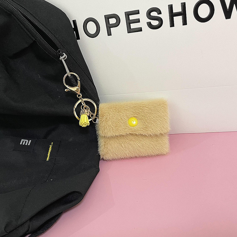 Mini Portofel Breloc Culoare Bomboane Drăguț Monede Breloc Pandantiv Cablu de Date Geantă Accesorii Portacheie Cadou Creative Femei