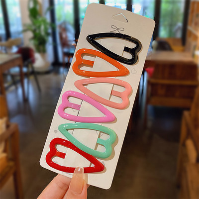 3/6 bucăți/set simple, drăguțe, fete, stea, agrafe de păr, culoare bomboană, agrafe BB, barete, accesorii de păr, bijuterii pentru coafură pentru femei