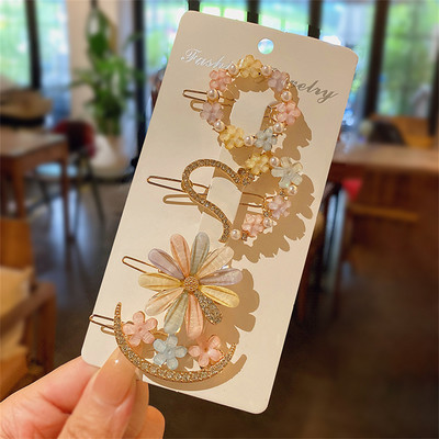 3/6 bucăți/set simple, drăguțe, fete, stea, agrafe de păr, culoare bomboană, agrafe BB, barete, accesorii de păr, bijuterii pentru coafură pentru femei