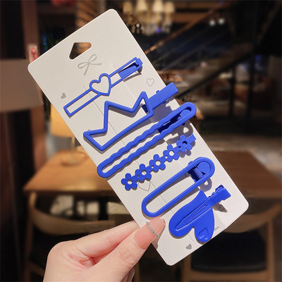 3/6 bucăți/set simple, drăguțe, fete, stea, agrafe de păr, culoare bomboană, agrafe BB, barete, accesorii de păr, bijuterii pentru coafură pentru femei