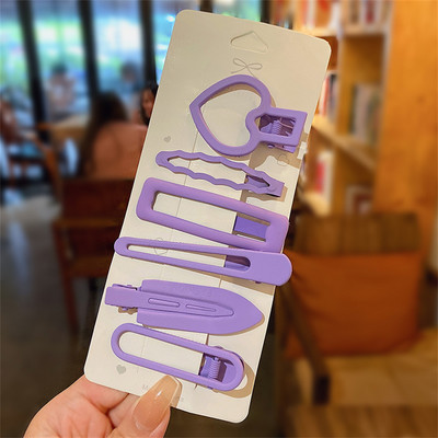 3/6 bucăți/set simple, drăguțe, fete, stea, agrafe de păr, culoare bomboană, agrafe BB, barete, accesorii de păr, bijuterii pentru coafură pentru femei