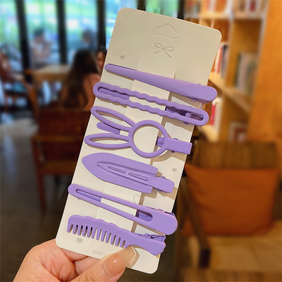 3/6 bucăți/set simple, drăguțe, fete, stea, agrafe de păr, culoare bomboană, agrafe BB, barete, accesorii de păr, bijuterii pentru coafură pentru femei