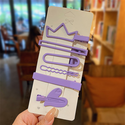 3/6 bucăți/set simple, drăguțe, fete, stea, agrafe de păr, culoare bomboană, agrafe BB, barete, accesorii de păr, bijuterii pentru coafură pentru femei