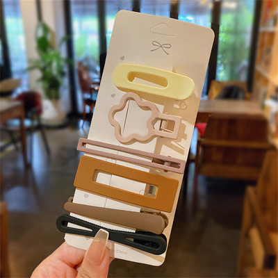 3/6 bucăți/set simple, drăguțe, fete, stea, agrafe de păr, culoare bomboană, agrafe BB, barete, accesorii de păr, bijuterii pentru coafură pentru femei