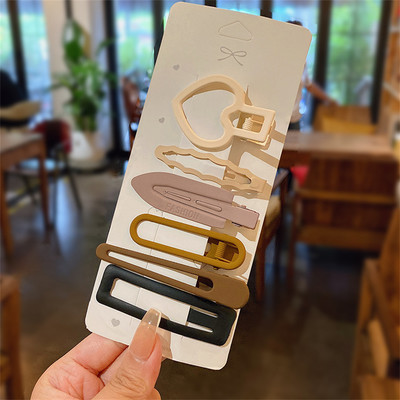 3/6 bucăți/set simple, drăguțe, fete, stea, agrafe de păr, culoare bomboană, agrafe BB, barete, accesorii de păr, bijuterii pentru coafură pentru femei