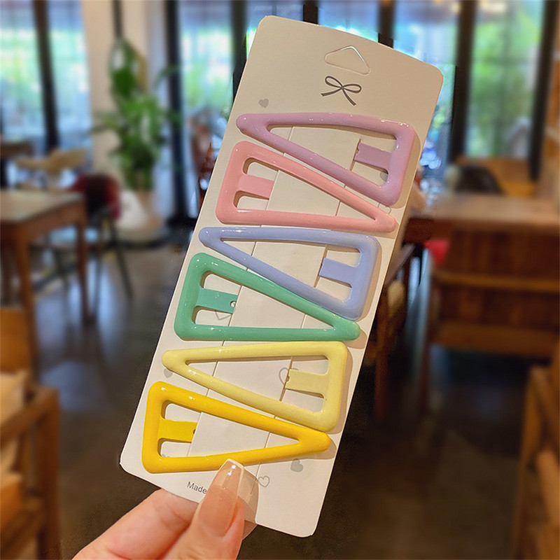 3/6 bucăți/set simple, drăguțe, fete, stea, agrafe de păr, culoare bomboană, agrafe BB, barete, accesorii de păr, bijuterii pentru coafură pentru femei