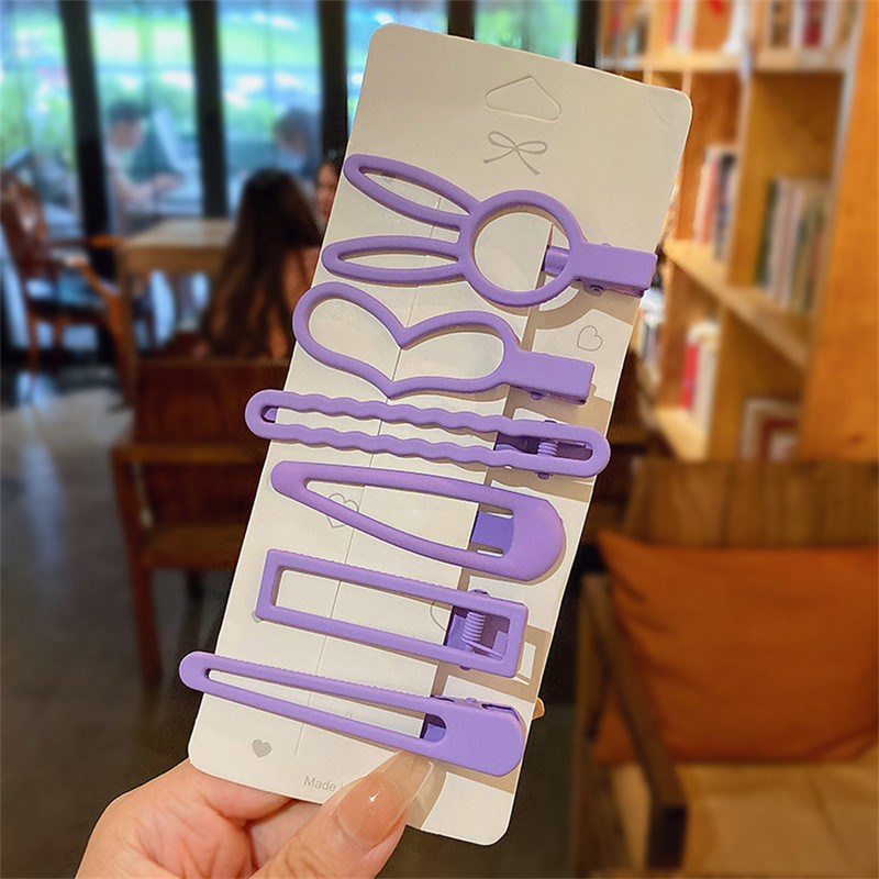 3/6 bucăți/set simple, drăguțe, fete, stea, agrafe de păr, culoare bomboană, agrafe BB, barete, accesorii de păr, bijuterii pentru coafură pentru femei