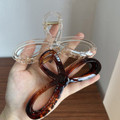 2022-es új Claw Clip for Women Temperamentum retro gyanta Haj Claw nagy méretű hajbilincsek Claw Clip Crab Chic hajkiegészítők Ajándék