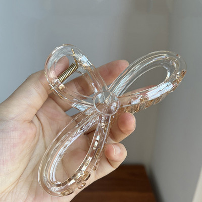 2022-es új Claw Clip for Women Temperamentum retro gyanta Haj Claw nagy méretű hajbilincsek Claw Clip Crab Chic hajkiegészítők Ajándék