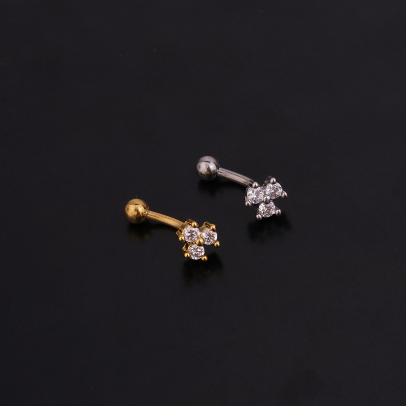 1 buc 1,6 x 8 mm Piercing pentru inel Daith Snug pentru sprâncene, Piercing cu mreană curbată Tragus înainte Helix, Piercing pentru femei, bărbați, cercei, piercing