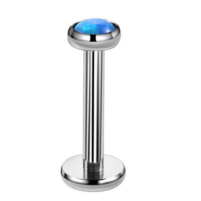 HS 1PC G23 Titanium Opal Labret Stud Rings Buze Bare Sexy fermecător Piercing Tragus pentru cartilajul urechii pentru bijuterii unisex 16g