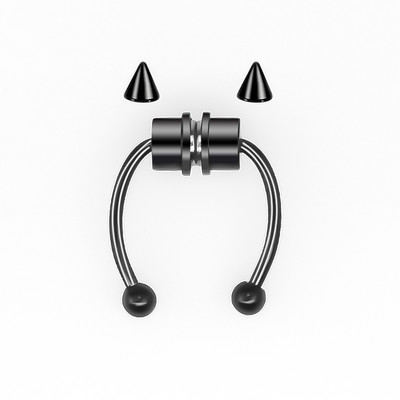 Septum Piercing Magnet Septum Nas Clip Inel Fals și Bărbați Nas Circular Magnetic Pentru Bijuterii Oțel Inoxidabil Femei Piercing Corp