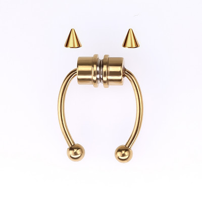 Septum Piercing Magnet Septum Nas Clip Inel Fals și Bărbați Nas Circular Magnetic Pentru Bijuterii Oțel Inoxidabil Femei Piercing Corp