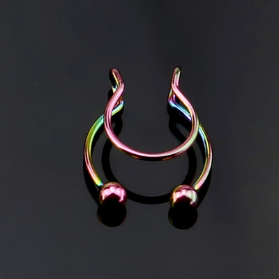 Septum Piercing Magnet Septum Nas Clip Inel Fals și Bărbați Nas Circular Magnetic Pentru Bijuterii Oțel Inoxidabil Femei Piercing Corp