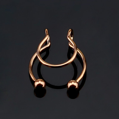 Septum Piercing Magnet Septum Nas Clip Inel Fals și Bărbați Nas Circular Magnetic Pentru Bijuterii Oțel Inoxidabil Femei Piercing Corp