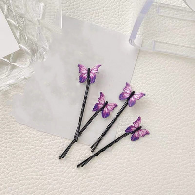 4 buc. Agraf de păr fluture albastru nou, de vis, accesorii pentru păr, accesorii de păr, breton pentru fete, agrafă, agrafă, accesorii de stil.