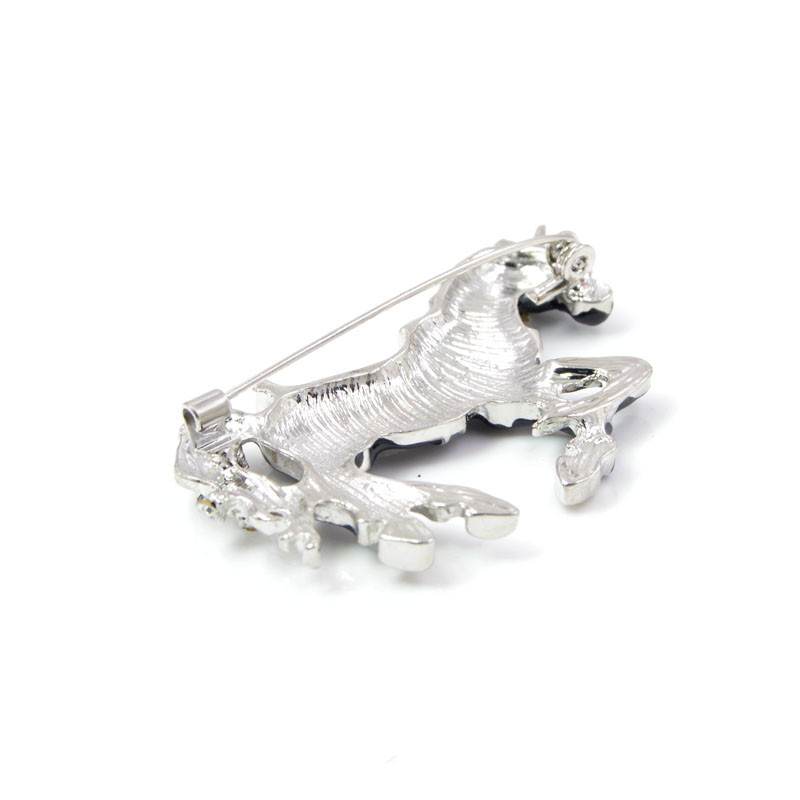 CINDY XIANG Broșe cu unicorn emailat pentru femei, la modă, la modă, la cai, la animale, accesorii elegante pentru haine de petrecere, cadou de livrare picătură