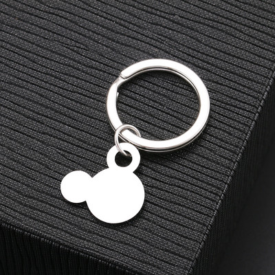 Breloc din oțel inoxidabil Harta lumii frunze de arțar cruce gotică amuletă culoare argintie breloc pentru chei de mașină pentru femei bărbați bijuterii cadouri