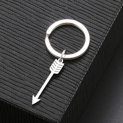 Breloc din oțel inoxidabil Harta lumii frunze de arțar cruce gotică amuletă culoare argintie breloc pentru chei de mașină pentru femei bărbați bijuterii cadouri