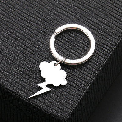 Breloc din oțel inoxidabil Harta lumii frunze de arțar cruce gotică amuletă culoare argintie breloc pentru chei de mașină pentru femei bărbați bijuterii cadouri