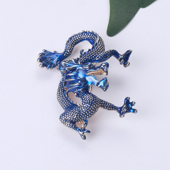 Модни анимационни аниме брошки с дракони за мъже Ярки Eanmel Fly Dragon Animal Brooch Pin Gifts Party Ежедневни бижута