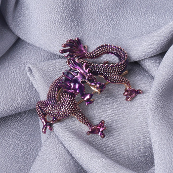 Модни анимационни аниме брошки с дракони за мъже Ярки Eanmel Fly Dragon Animal Brooch Pin Gifts Party Ежедневни бижута