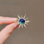 Cer înstelat soare zeu vis broșă femeie ins trendy gen pin guler pin broșe cu cataramă cardigan accesoriu