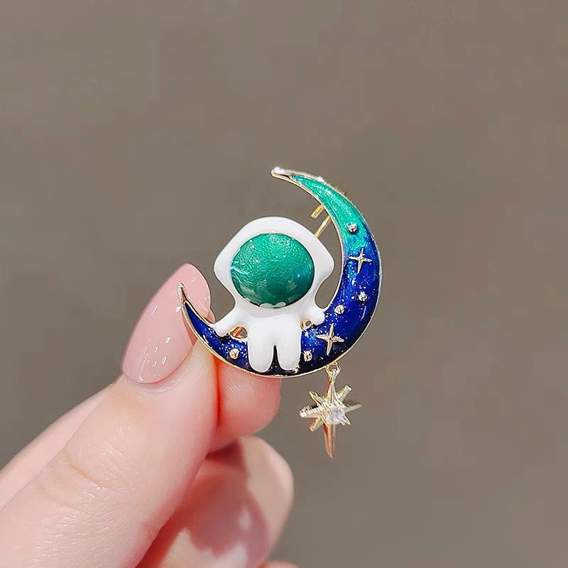 Cer înstelat soare zeu vis broșă femeie ins trendy gen pin guler pin broșe cu cataramă cardigan accesoriu