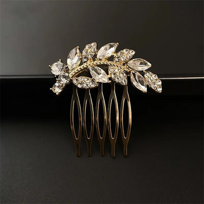 1 buc. pieptene de agrafă de păr din frunze de copac Accesorii de păr pentru nuntă, metal pentru femei, piepteni de păr, accesorii pentru păr, instrumente de styling new2022