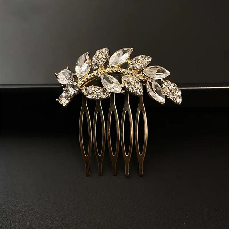 1 buc. pieptene de agrafă de păr din frunze de copac Accesorii de păr pentru nuntă, metal pentru femei, piepteni de păr, accesorii pentru păr, instrumente de styling new2022