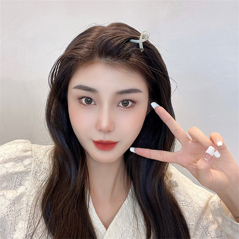 Nou 1 buc din aliaj mini perle femei gheare de aer Gheare de păr mici pentru copii agrafe dulci agrafe de păr bentite de modă accesorii de păr