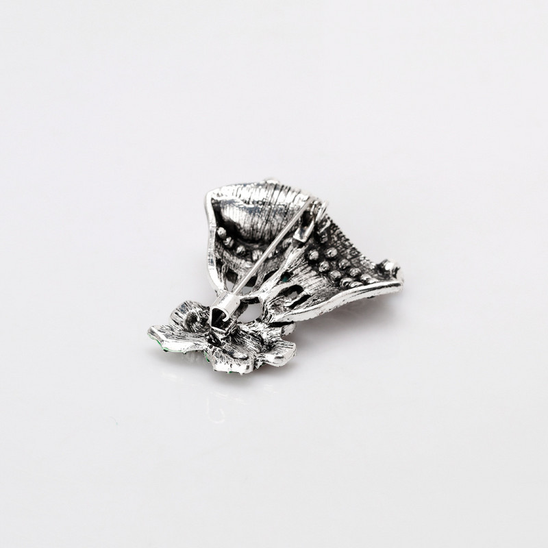 CINDY XIANG Broșe cu clopoței cu smalț cu stras pentru femei Pin de Crăciun