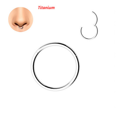 14/16/18/10G Karike za nos na šarke Obruč Titan/čelik Helix Hrskavica Daith Tragus Sleeper Naušnice Nakit za piercing