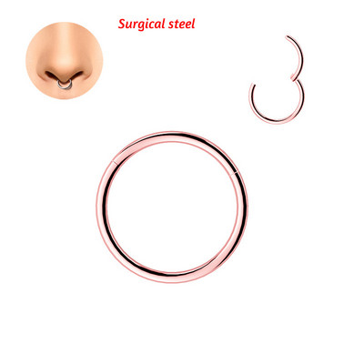 14/16/18/10G Karike za nos na šarke Obruč Titan/čelik Helix Hrskavica Daith Tragus Sleeper Naušnice Nakit za piercing