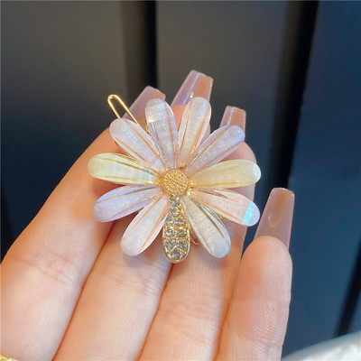 2022Nové módne dámske vlasové doplnky, trojuholníková sponka do vlasov, kovová geometrická zliatina, mesačný kruh, sponka do vlasov, dievčenská pokrývka hlavy